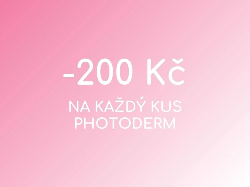 Sleva 200 Kč na každý kus Bioderma Photoderm