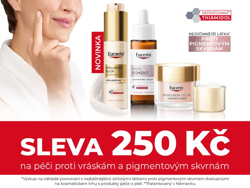 Sleva 250 Kč na péči proti vráskám a pigmentovým skvrnám Eucerin