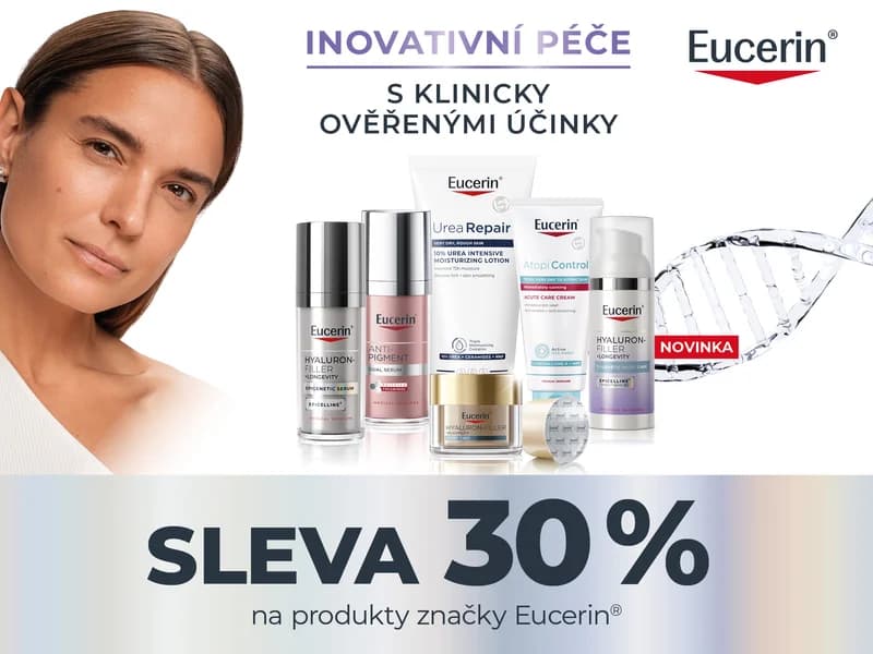 Sleva 30 % na celý sortiment Eucerin