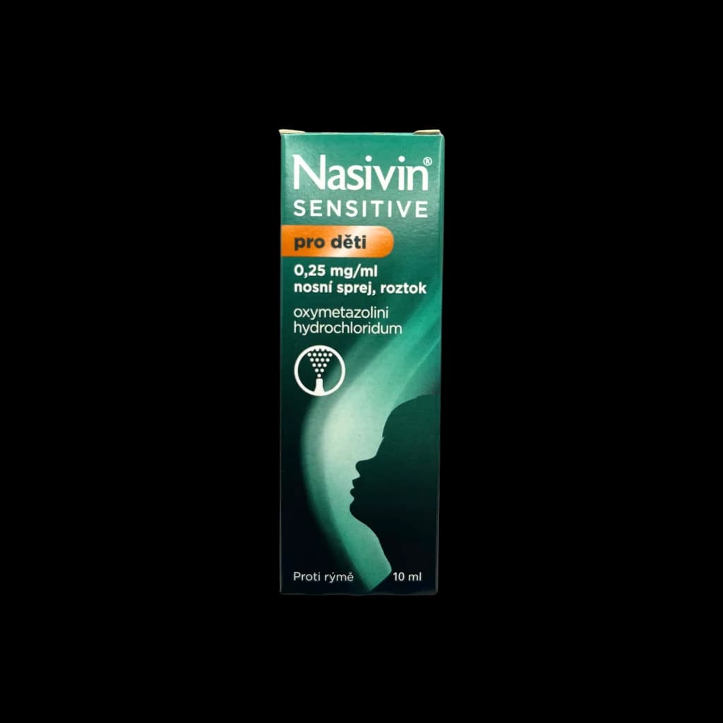 Nasivin Sensitive pro děti 0,25 mg/ml nosní sprej se slevou 20 Kč