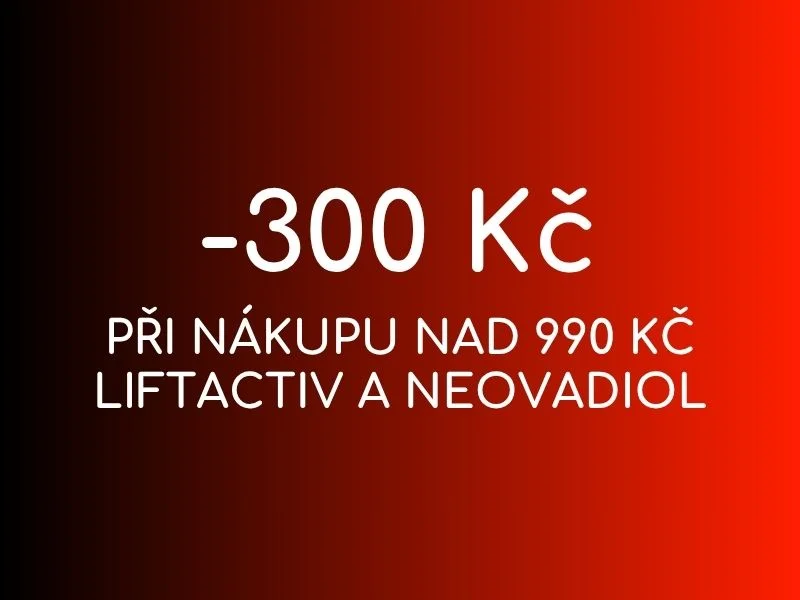 Sleva 300 Kč při nákupu nad 990 Kč produktů Vichy Liftactiv a Neovadiol