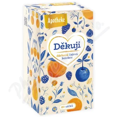 Apotheke Děkuji dárková čajová kolekce 20 sáčků